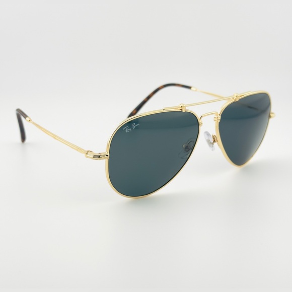 Ray-Ban Aviator Sunglasses RB8125 Gold frame with Crystal Gray Lenses UNISEX! - Picture 2 of 14